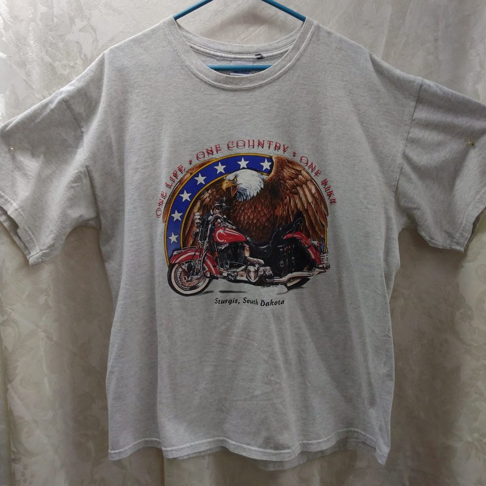 XL Lt Grey Sturgis, SD Tee